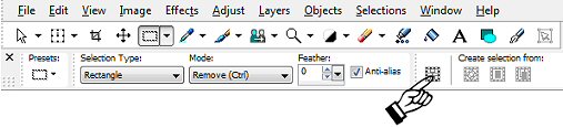 custom selection settings