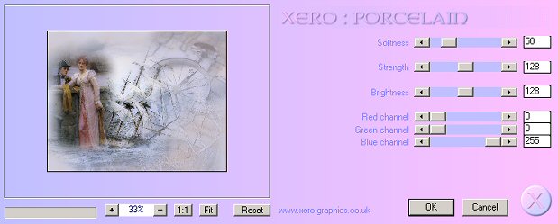 Porcelain setting