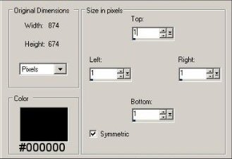 Border setting
