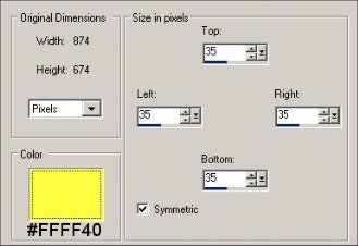 Border settings