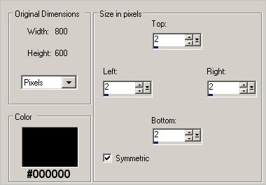 border settings