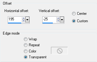 image offset