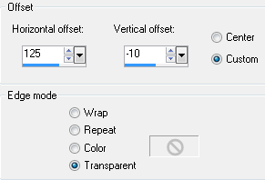 image offset