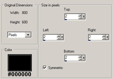 border settings