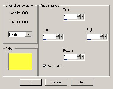 border setting