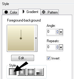 gradient setting