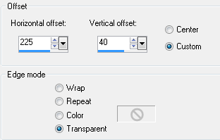 image offset