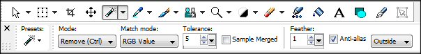 magic wand setting