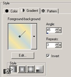 gradient setting